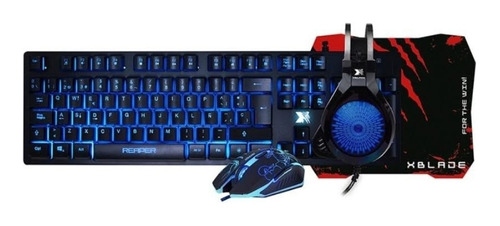 Combo Gamer Xblade 4 En 1 Gxb-kmhp509 Reaper V2/997 17 64 04