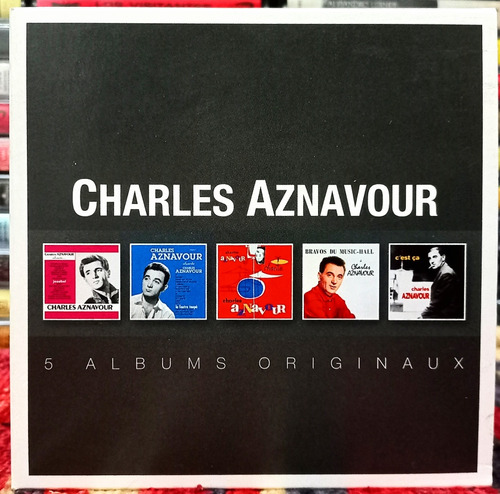 Charles Aznavour 5 Cd Original Importados Igual A Nuevos 