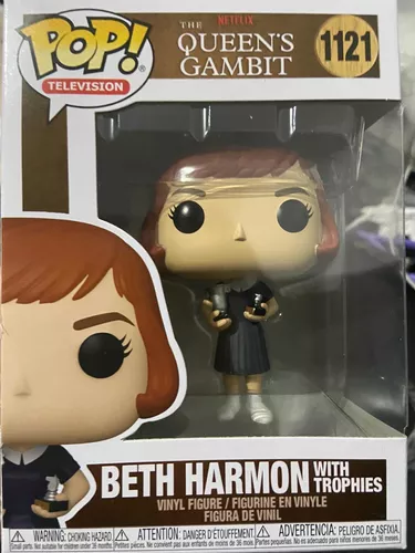 Funko Pop! O Gambito Da Rainha: Beth Harmon C/ Troféus #1121