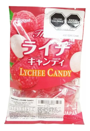 Kasugai Lychee Candy Dulce Japones 115g. - 2 Bolsas