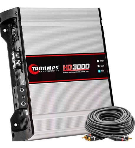 Módulo Taramps Hd3000 3000w 2 Ohms Amplificador + Brinde 