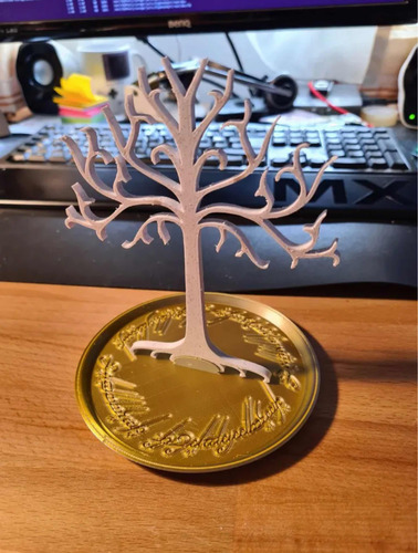 Joyero Temática El Señor De Los Anillos Arbol Blanco