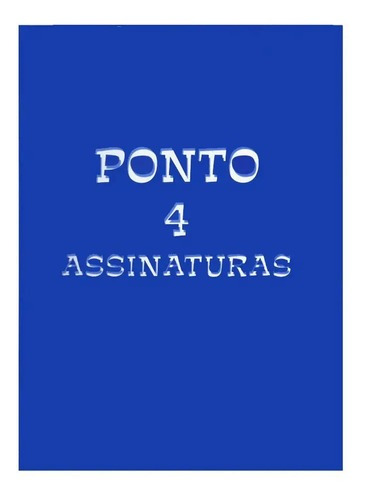  Tamoio Livro de Ponto 2022 04 Assinaturas 100 folhas  listradas unidade x 1 32cm x 22cm cor azul