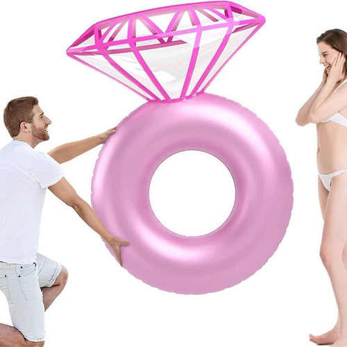Salvavidas Anillo Compromiso Diamante Xl Despedida D Soltera
