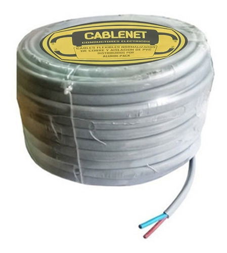 Cable Tipo Taller Chato 2x1,5 Rollo De 100mt Cobre100%