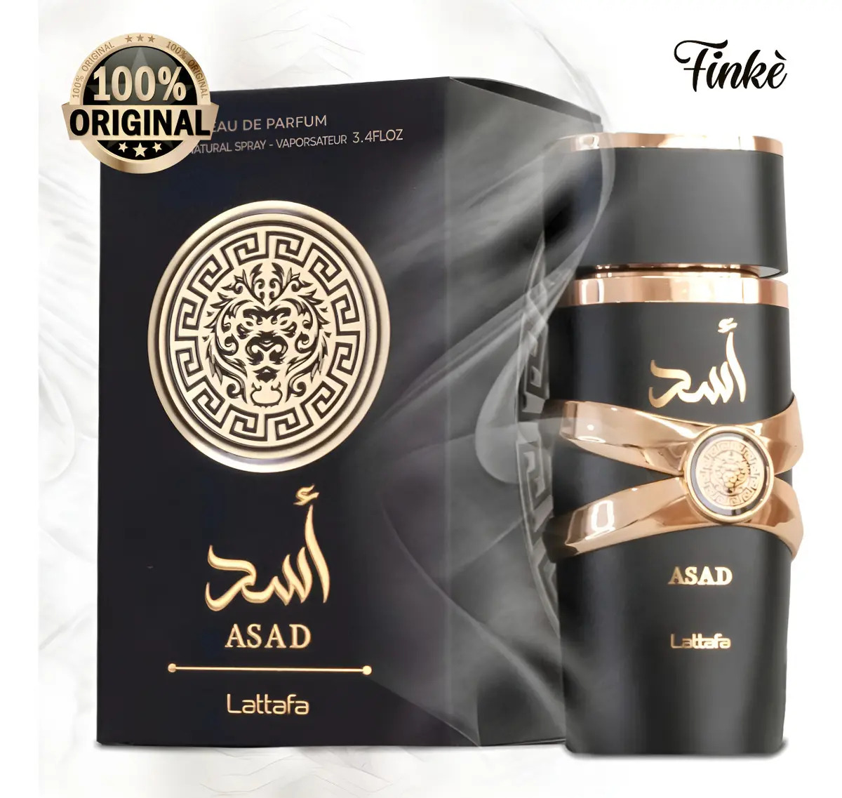 Perfumes Asad Black Latafa Tradicional Masculino Eau de parfum Spray