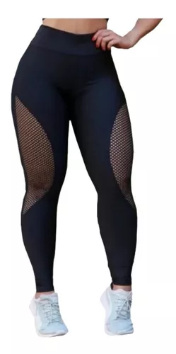 Calça Legging Fitness Não Fica Transparente Suplex Grossa Moda Feminina -  Cinza