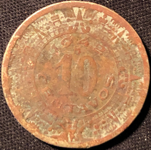 Moneda Calendario Azteca 1942