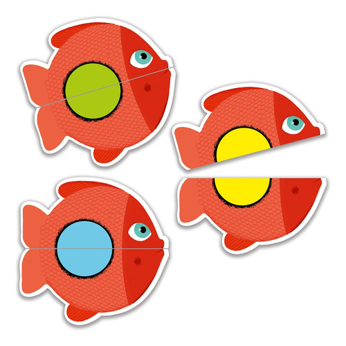 Little Puzzle Juego Cartas Djeco Formas Y Colores 2 A 5 Años