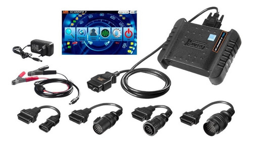 Scanner Automotivo 3 Com Kit Diesel Leve Sem Tablet - Raven