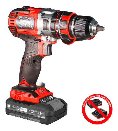 Parafusadeira A Bateria Einhell Te-cd 18 Li-i Brushless Solo