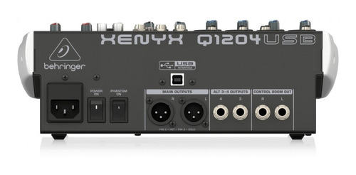 Imagen 4 de 4 de Mezclador Analógico Behringer Xenyx Q1204usb - B Stock
