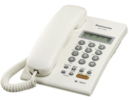 Teléfono Analógico Conmutador Panasonic Kx-t7705x 1 Línea Blanco