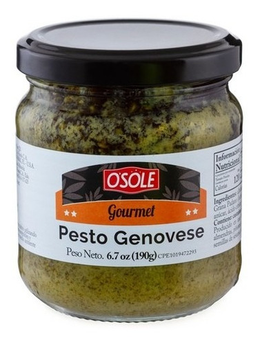 Pesto Genovés 190 Gr Osole - Tcal-0063 - 12 Unid