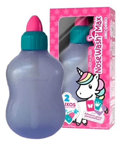 Garrafinha Lavagem Nasal Infantil Unicórnio 240ml - Nosewash