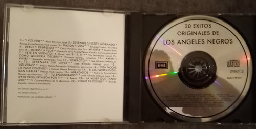 Cds De Grupos Terricolas, Angeles Negros Y Chicanos (Usado)