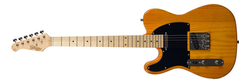 Guitarra Seizi Vintage Saitama Tl Lefty Butterscotch Orientação da mão Canhoto