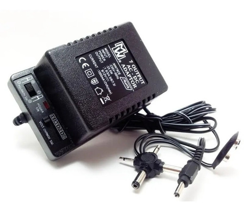 Imagen 2 de 4 de Cargador Fuente Universal Transformador 800mah Multiple3-12v