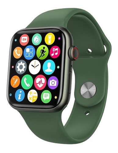 Smartwatch X-Time SW56 1.69" caja  verde, malla  verde de  silicona