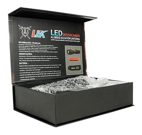 2 Lamparas Tacticas 5 Modos Recargable Luz Led 2000 Lúmenes