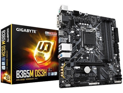 Motherboard Gigabyte Ga-b365m Ds3h Intel 1151 8va 9na Gen Color Negro