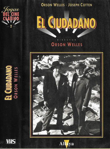 El Ciudadano Vhs Orson Welles Joseph Cotten Citizen Kane M W