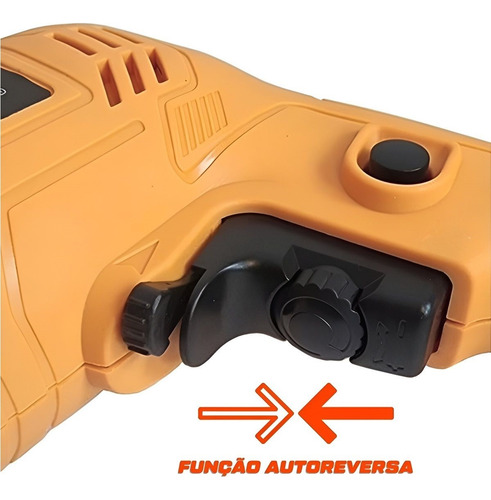 Furadeira 13mm Com Esmerilhadeira 115mm 900w Profissional