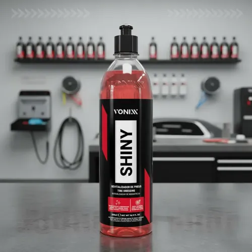 Pneu Pretinho Automotivo Revitalizador Shiny Vonixx 500ml