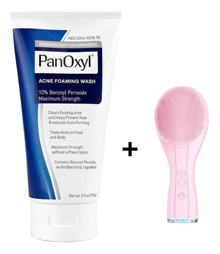 Panoxyl Limpiador Facial Contra El Acné + Cepillo Facial 