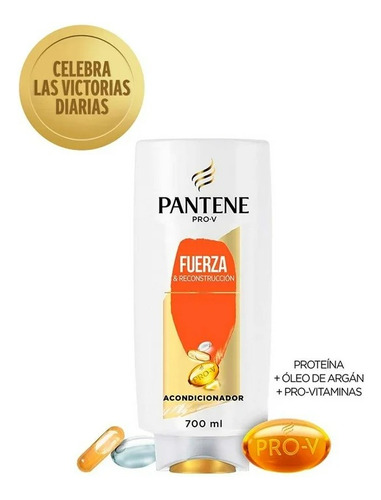 Acondicionador Pantene Pro-v Fuerza Y Reconstrucción 700 Ml