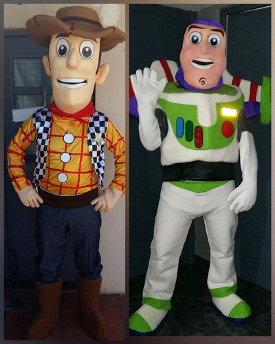 Alquilo 24hs Disfraz Cabezon Toy Story Woody /buzz Lightyear