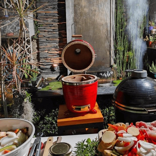 Imagen 4 de 9 de Parrilla Kamado Kb10 Ahumador Grande Art Nippon