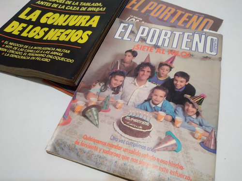 Revista El Porteño Portada Spinetta Y Año 1989 Completo!