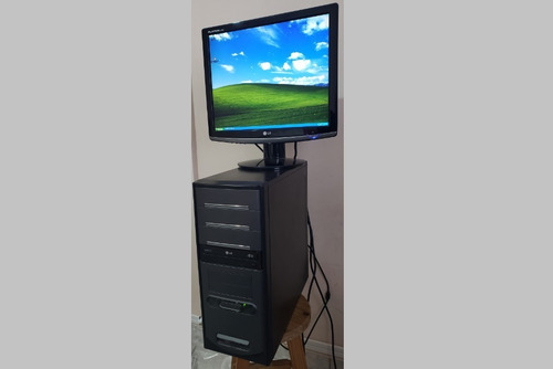 Imagem 4 de 4 de Computador Pc Com Monitor LG 17