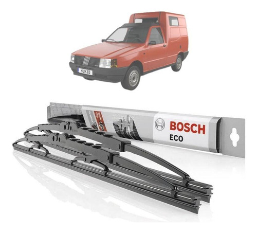 Kit Palhetas Dianteiras Bosch Eco Fiat Fiorino 1981-1988
