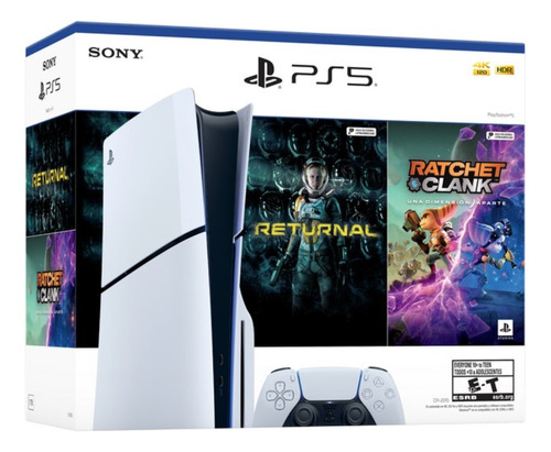 Playstation 5 Slim Ratchet Y Clank Y Returnal Color Blanco