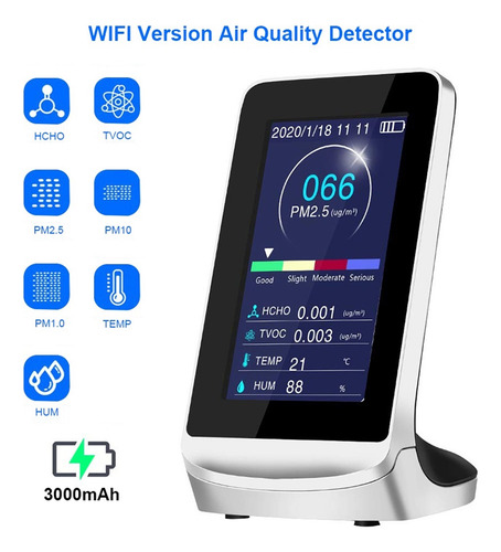 Detector De Calidad Del Aire Pm2.5 1,0 10, Analizador De