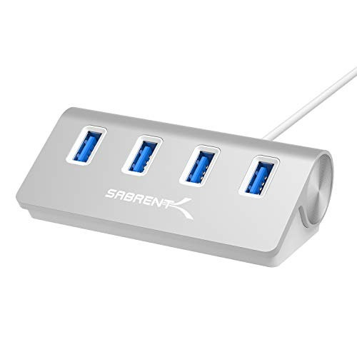 Sabrent Premium 4 Puertos De Aluminio Usb 30 Hub 30 Cable Pa