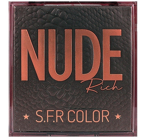 Sombras Nude Maquillaje De Ojos Mini Paleta 9 Tonos