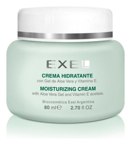 Crema Hidratante C/gel De Áloe Vera Y Vit. E  Exel X 80 Gr