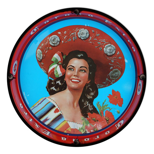 #325 - Cuadro Decorativo Vintage / México Mujer Cartel 