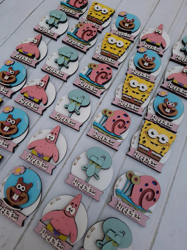 Souvenirs Personalizados Personajes Todas Las Tematicas X40u Bob Esponja