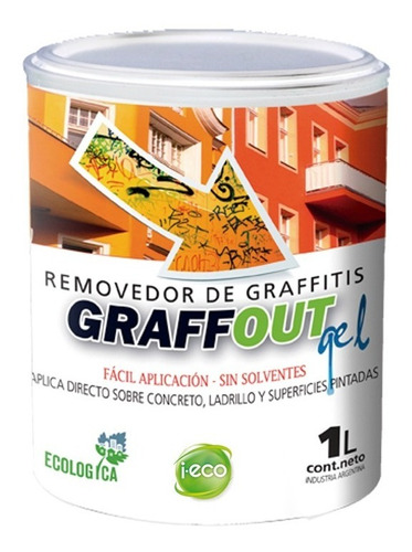 Graffout Removedor De Graffitis En Gel 4 Litros