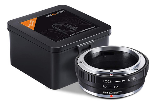 Concept Adaptador Montura Lente Canon Fd Lens To Fujifilm Fx
