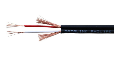 Imagem 4 de 6 de Cabo Philips Audio Stereo 2x0,20 Mm Rolo C/ 100 Metros