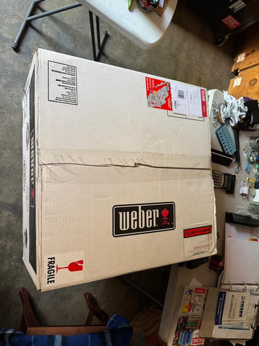 Asador Weber De Carbón Original Kettle 22 Negro (Usado)