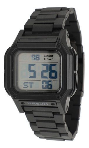 Relógio Digital Impermeável De 50m Com Display Eletrônico Re