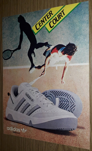 P501 Clipping Antigua Publicidad Zapatillas Adidas Center Co (Usado)