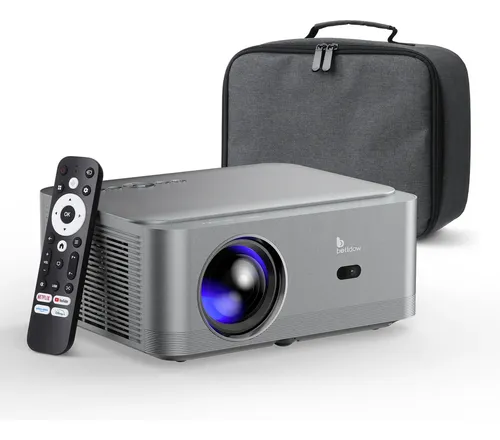Projetor Bettdow Ac1082 Smart Full Hd 18000 Lm Wi-fi Netflix Prateado 127/220v