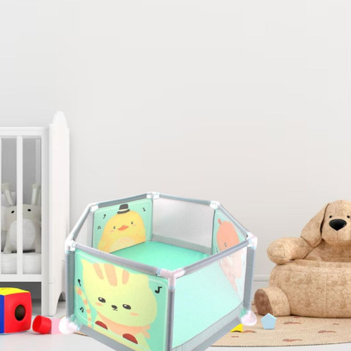 Corral Hexagonal 1m Plegable Portatil Seguro Para Bebe Lau